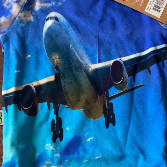 NWT INCHWORM ALLEY AIRPLANE BODYSUIT - Picture 2 of 3